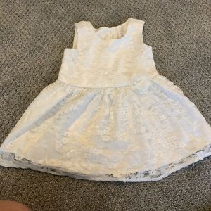 White baby girl dress
